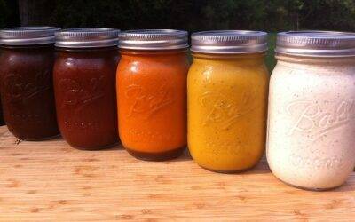 5 db házi bbq szósz és öntet