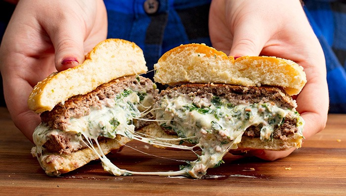 PelletBudapest töltött hamburger okosgrill