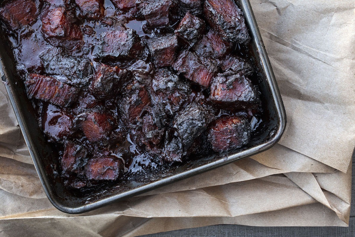 BBQ pirított marhaszegy