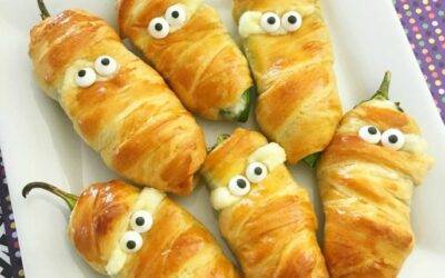 Halloween Jalapeno múmiák recept okosgrill