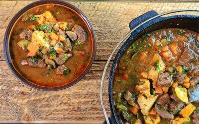 szarvapörkölt gazdagon grillen recept okosgrill