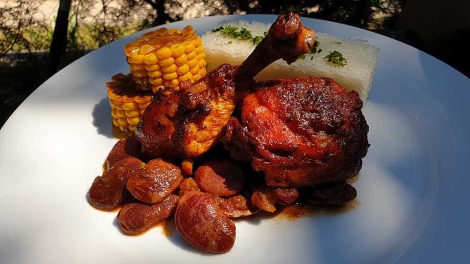 szoky mexikói hagymás bab csirkecomb recept okosgrill