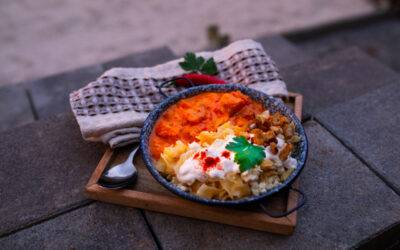 harcsapaprikás túrós csuszával bogrács grill okosgrill