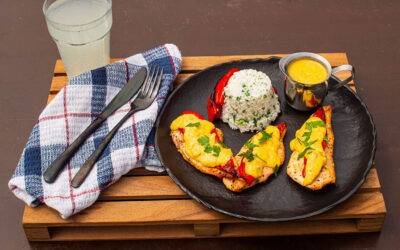 négysajtos csirke grillezett kápia recept okosgrill