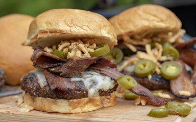 sajtburger jalapeno bacon grillrecept okosgrill