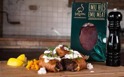 mexikói chimichanga emu hús recept okosgrill