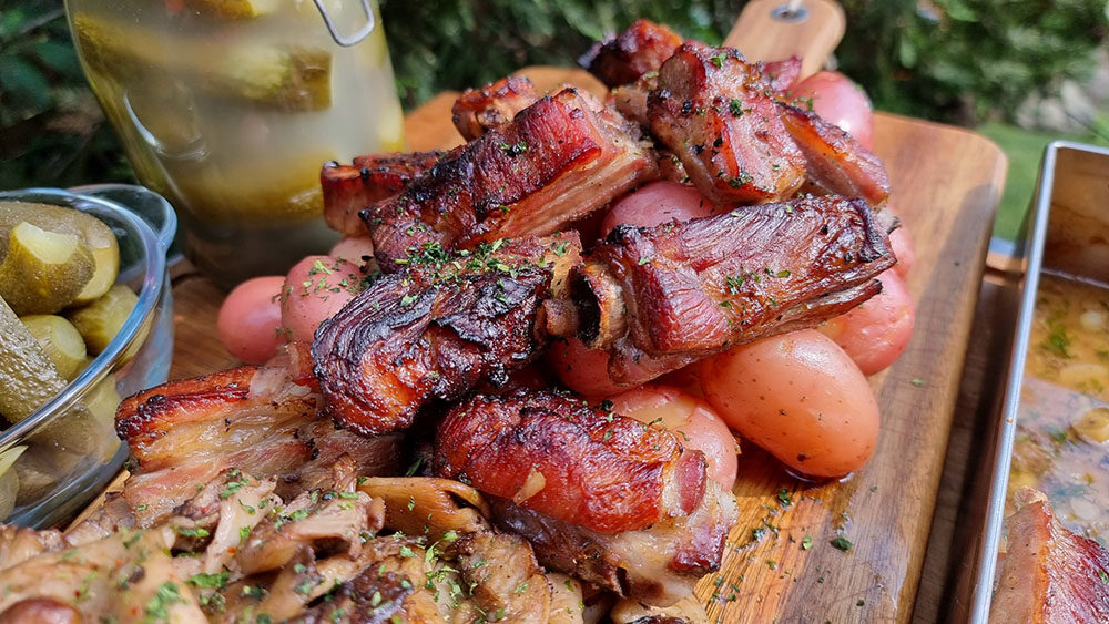 szoky konyhája fokhagymás mézes oldalas recept okosgrill