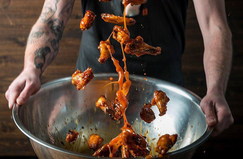 mézes fokhagymás csirkeszárny szósz recept okosgrill