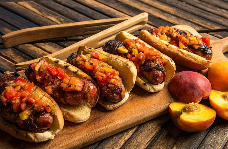 német kolbász okosgrill