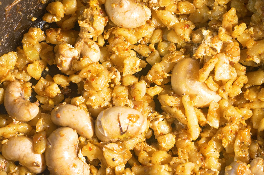 pulykahere tojásos nokedlivel recept okosgrill