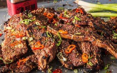 koreai marhaoldalas recept okosgrill