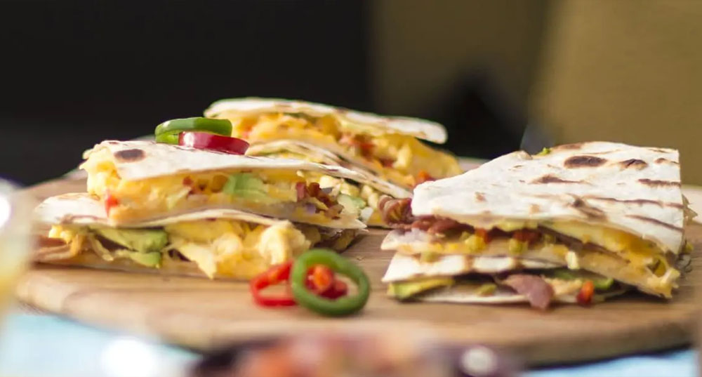 mexikói csirkés quesadilla recept okosgrill