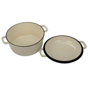 Milestone66 Zománcozott Öntöttvas Double Dutch Oven, 5 L - Image 4