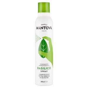 Mantova Bazsalikom ízesítésű extra szűz olívaolaj spray - 200 ml