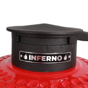 Milestone66 Inferno Kerámia Kamado 47 cm - Piros - Image 11